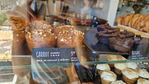 Some vegan cakes at Picnic in Sagres