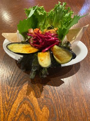 Falafel salad (I think) at eatYOGAstudio in Hayama