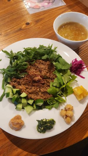 Ayurveda curry at eatYOGAstudio in Hayama