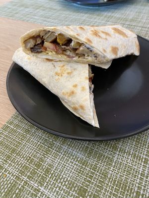 Wraps  at Veganissimo in Santorini