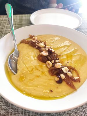 Fava at Veganissimo in Santorini