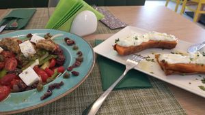  at Veganissimo in Santorini