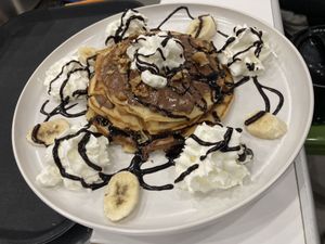   at Veganissimo in Santorini