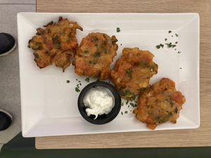   at Veganissimo in Santorini