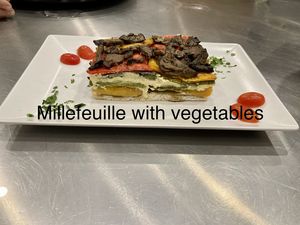   at Veganissimo in Santorini