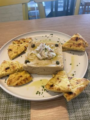 Fava dip   at Veganissimo in Santorini