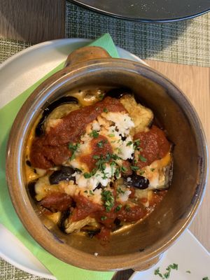 Saganaki   at Veganissimo in Santorini