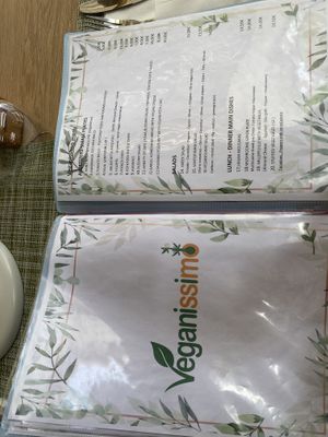   at Veganissimo in Santorini