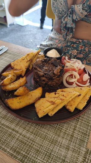  at Veganissimo in Santorini