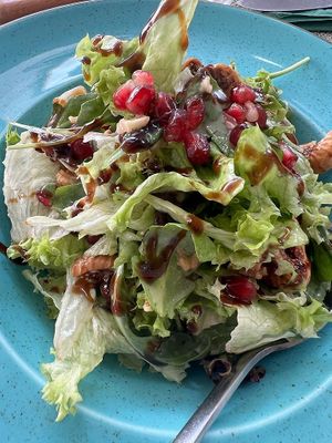 Veganissimo salad  at Veganissimo in Santorini