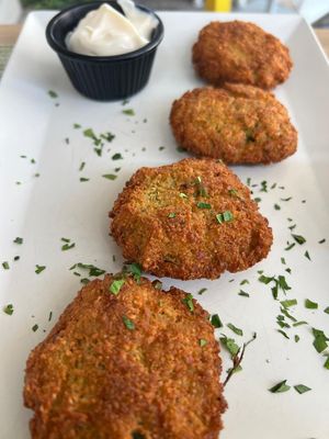 Falafels   at Veganissimo in Santorini