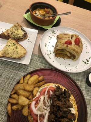   at Veganissimo in Santorini