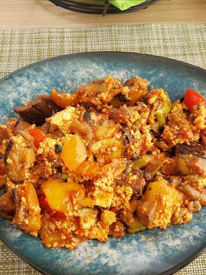  at Veganissimo in Santorini