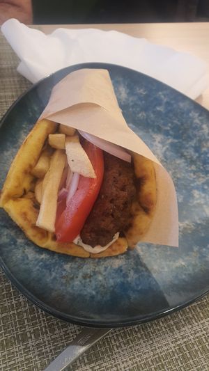  at Veganissimo in Santorini