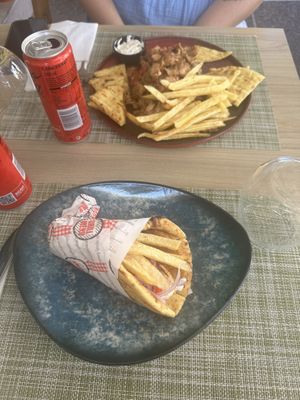   at Veganissimo in Santorini