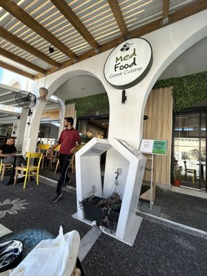   at Veganissimo in Santorini