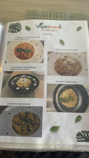   at Veganissimo in Santorini