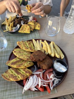   at Veganissimo in Santorini