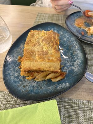 Moussaka   at Veganissimo in Santorini