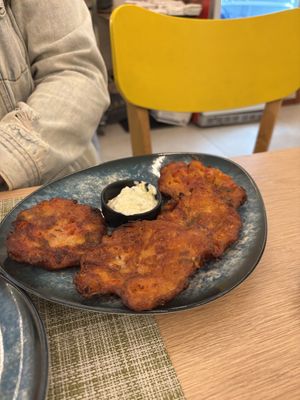   at Veganissimo in Santorini