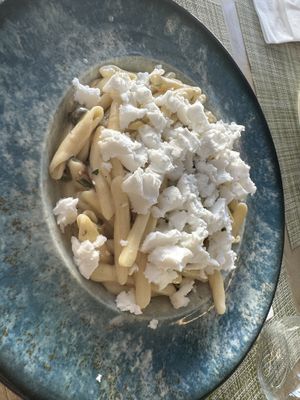 HANDMADE SANTORINIAN TRADITIONAL PASTA  at Veganissimo in Santorini