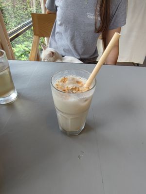 Soya Banana Milk at Thong Dong Vegan Kitchen & Cafe in Lao Cai