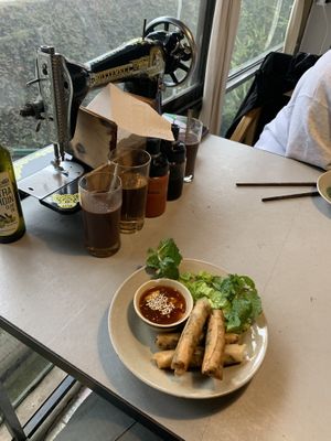 Spring Rolls  at Thong Dong Vegan Kitchen & Cafe in Lao Cai