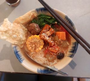 Noodle Soup at Thong Dong Vegan Kitchen & Cafe in Lao Cai