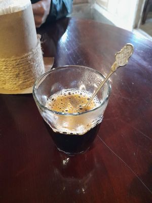 Black coffee (hot) at Thong Dong Vegan Kitchen & Cafe in Lao Cai