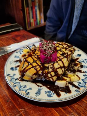 Pancakes at Thong Dong Vegan Kitchen & Cafe in Lao Cai