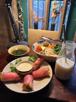   at Thong Dong Vegan Kitchen & Cafe in Lao Cai