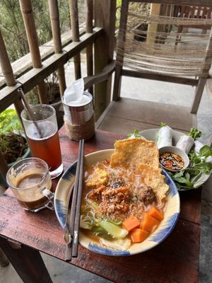   at Thong Dong Vegan Kitchen & Cafe in Lao Cai