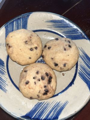 Banana chocolate chip cookies   at Thong Dong Vegan Kitchen & Cafe in Lao Cai
