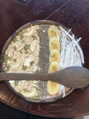 Chocolate smoothie bowl  at Thong Dong Vegan Kitchen & Cafe in Lao Cai