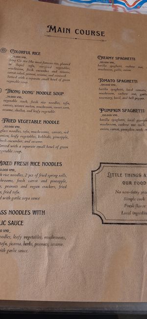  at Thong Dong Vegan Kitchen & Cafe in Lao Cai