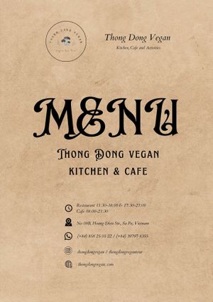  at Thong Dong Vegan Kitchen & Cafe in Lao Cai