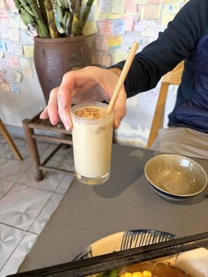 Banana smoothie   at Thong Dong Vegan Kitchen & Cafe in Lao Cai