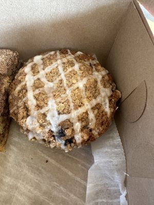 Blueberry coffee cake (also GF)   at Wild Oats Bakery and Cafe in Brunswick