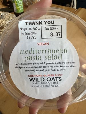   at Wild Oats Bakery and Cafe in Brunswick