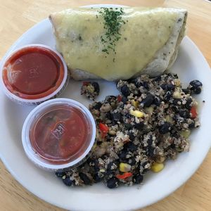 burrito at Wild Oats Bakery and Cafe in Brunswick
