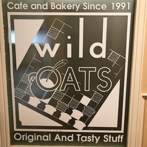 window at Wild Oats Bakery and Cafe in Brunswick