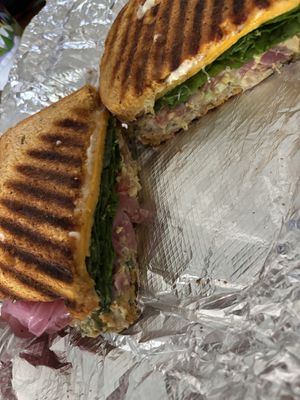 Chickpea of the sea   at Wild Oats Bakery and Cafe in Brunswick