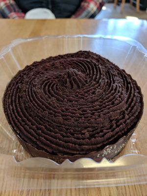 Vegan Chocolate Quinoa Cake at Wild Oats Bakery and Cafe in Brunswick