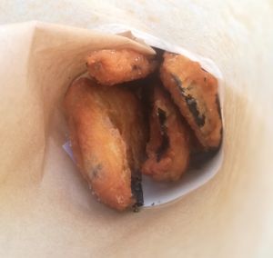 Melanzane in Pastella Fritte at Friggitoria Vomero in Naples