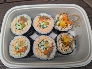 Tofu Gimbap at Suadang - 수아당 in Seoul