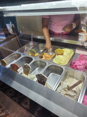fruit flavours at Gelateria Ceiba in Cartagena