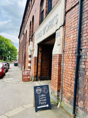 Entrance from the street   at Lovely Rita's Bakehouse in Sheffield