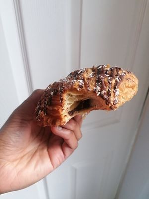 Bounty croissant at Lovely Rita's Bakehouse in Sheffield