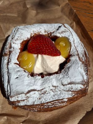 April 2026 - Strawberry lemon Danish at Lovely Rita's Bakehouse in Sheffield