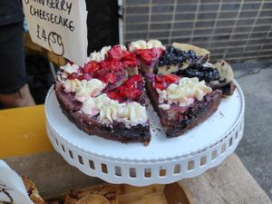 Cheesecake at Kegarmo in South East London